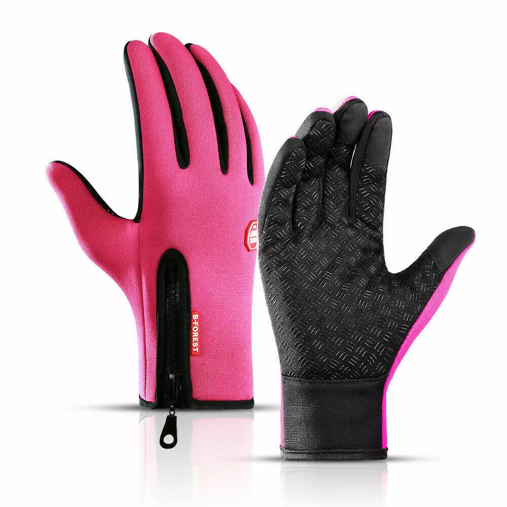 Thermal Sport Gloves Waterproof Heated Touchscreen for Outdoor Use
