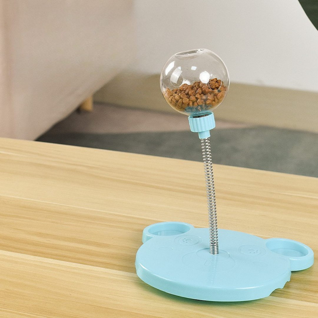 Wiggling Dog Feeder Toy Engaging Treat Dispenser for Play & Exercise