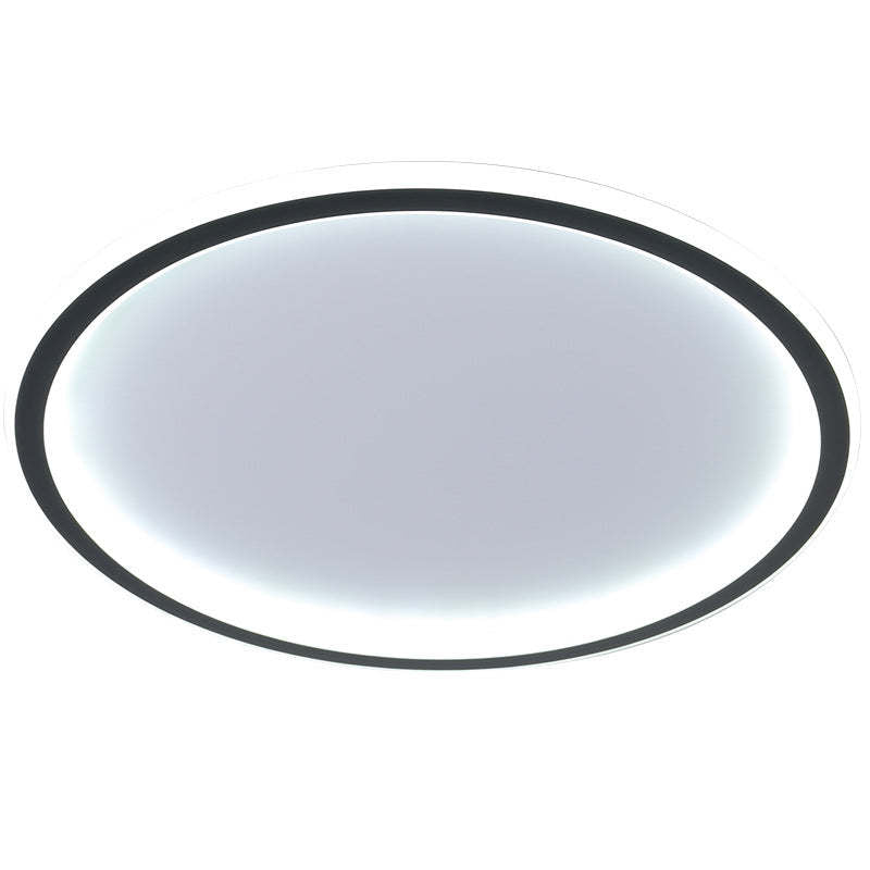 Modern LED Flush Mount Ceiling Light Round Design with Adjustable Brightness