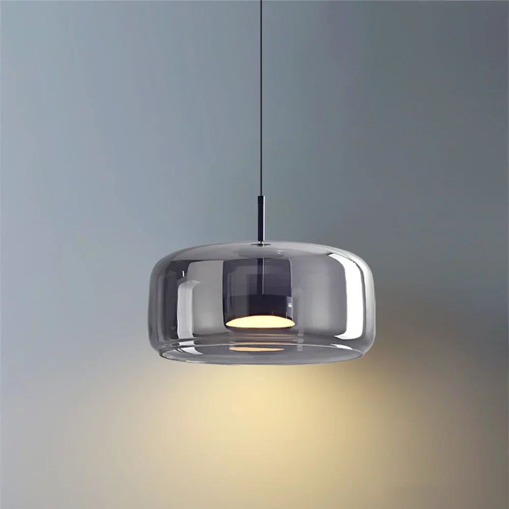 Minimalist Glass Pendant Light for Living Room
