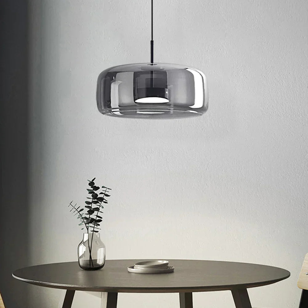 Minimalist Glass Pendant Light for Living Room