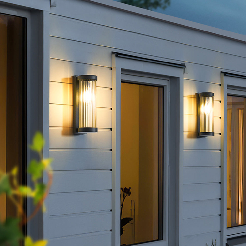Outdoor Solar Wall Lamp – Up & Down Lighting for Patio and Garden