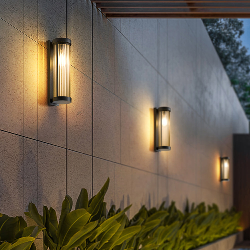 Outdoor Solar Wall Lamp – Up & Down Lighting for Patio and Garden