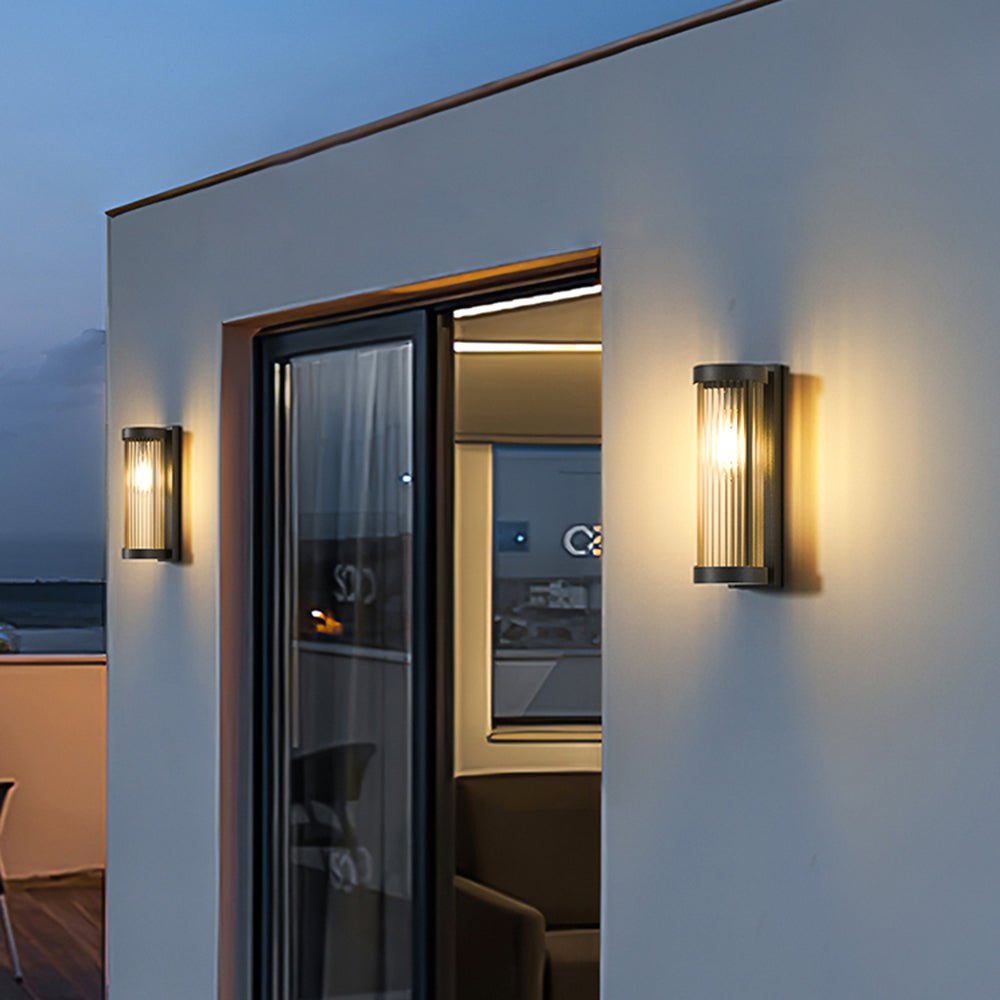 Outdoor Solar Wall Lamp – Up & Down Lighting for Patio and Garden