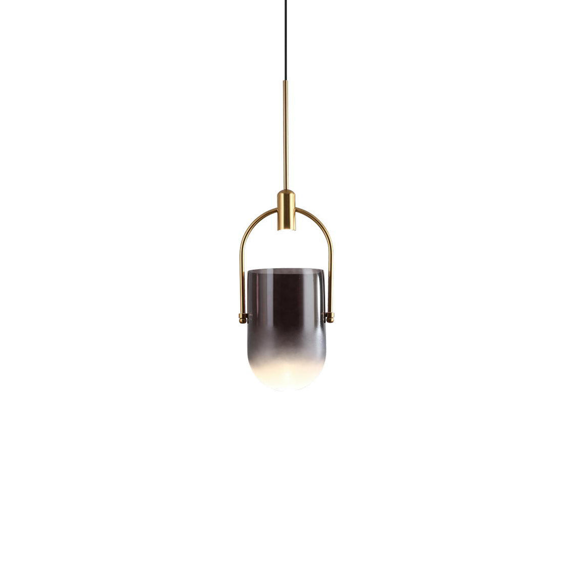 Modern Glass Pendant Light Frosted Dome LED Design