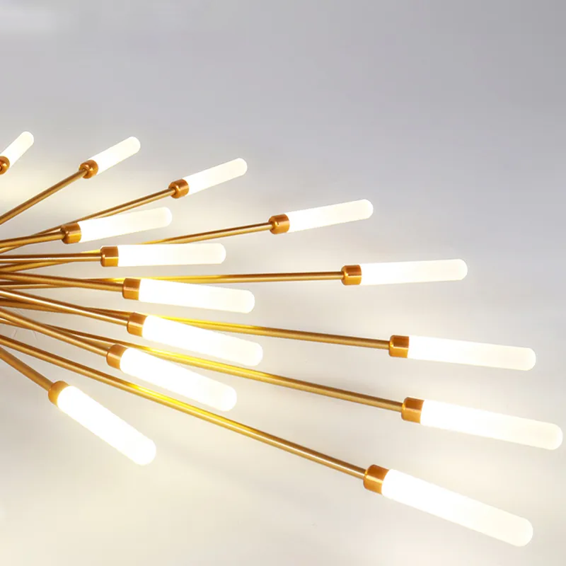 Fireworks-Inspired LED Ceiling Light for Living Room
