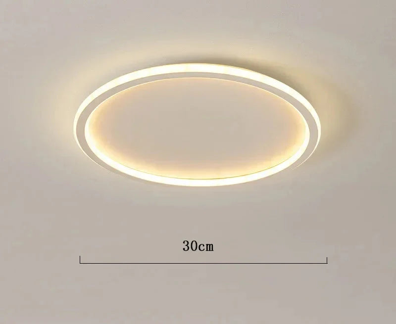 Living Room Minimalist Round Halo LED Ceiling Light