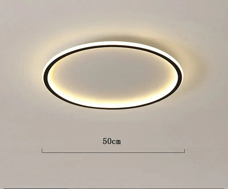 Living Room Minimalist Round Halo LED Ceiling Light