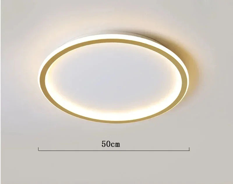 Living Room Minimalist Round Halo LED Ceiling Light