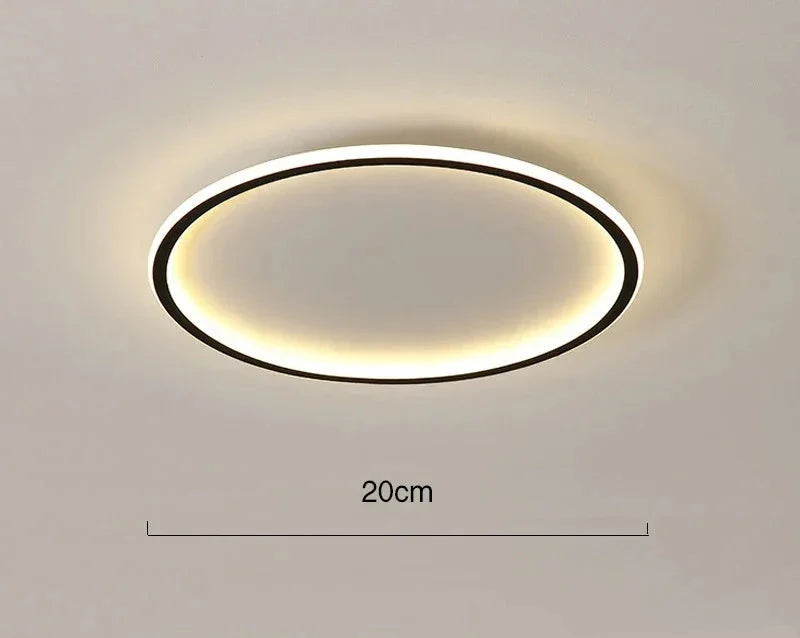 Living Room Minimalist Round Halo LED Ceiling Light