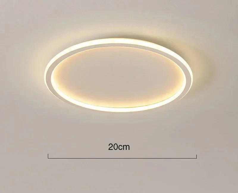 Living Room Minimalist Round Halo LED Ceiling Light