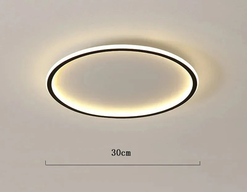 Living Room Minimalist Round Halo LED Ceiling Light