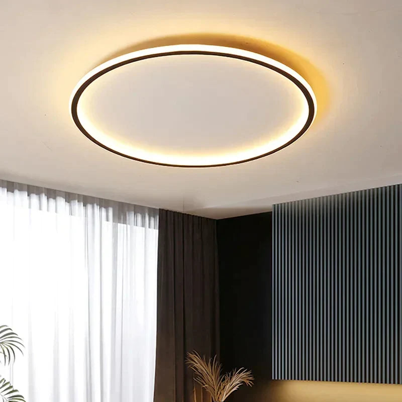 Living Room Minimalist Round Halo LED Ceiling Light