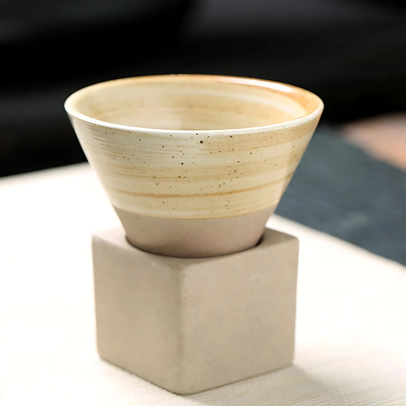 Traditional Japanese Ceramic Mug Set for Coffee Lovers