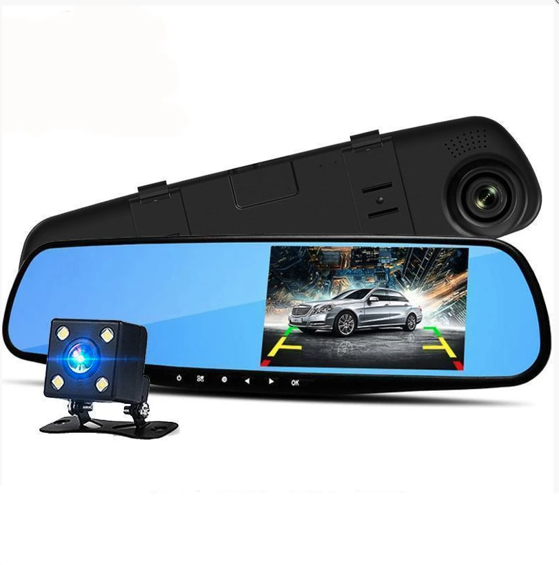 Dual Lens Car Dash Cam Front Rear Recording HD 1080P Safety System