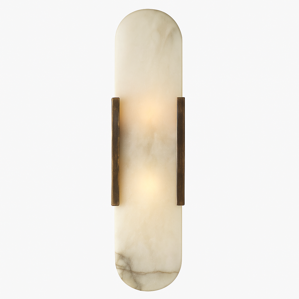Marble Wall Light Contemporary Sconce for Bedroom & Living Room