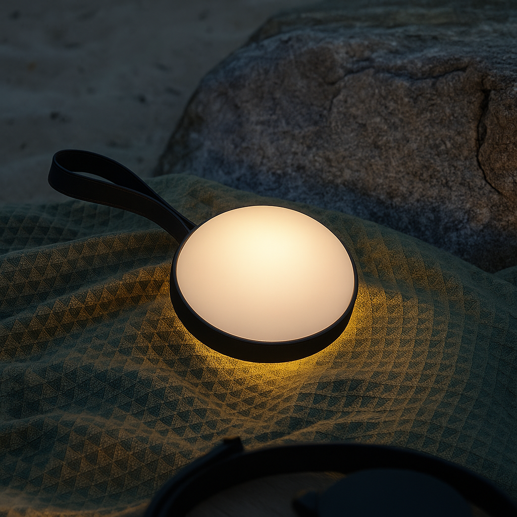 Bring portable outdoor lamp with moodmaker