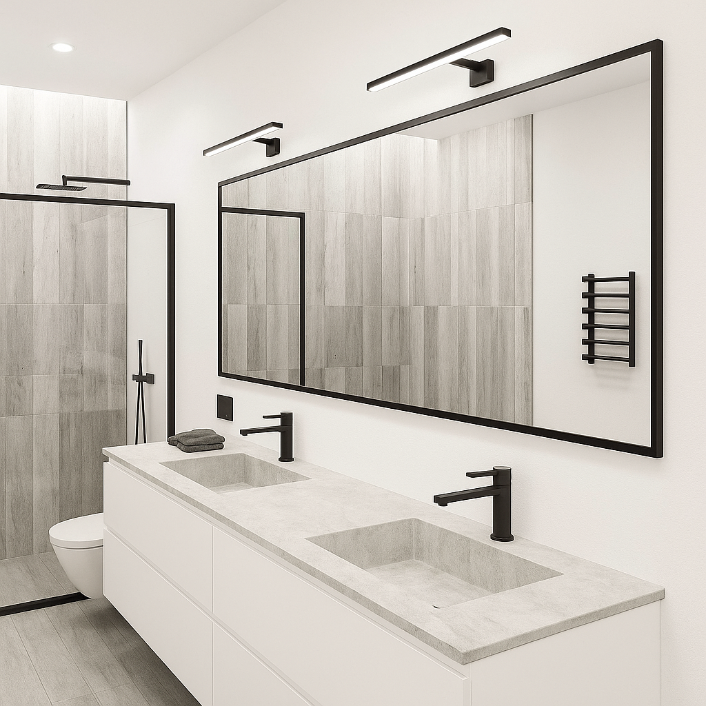 Marlee wall lamp for bathrooms