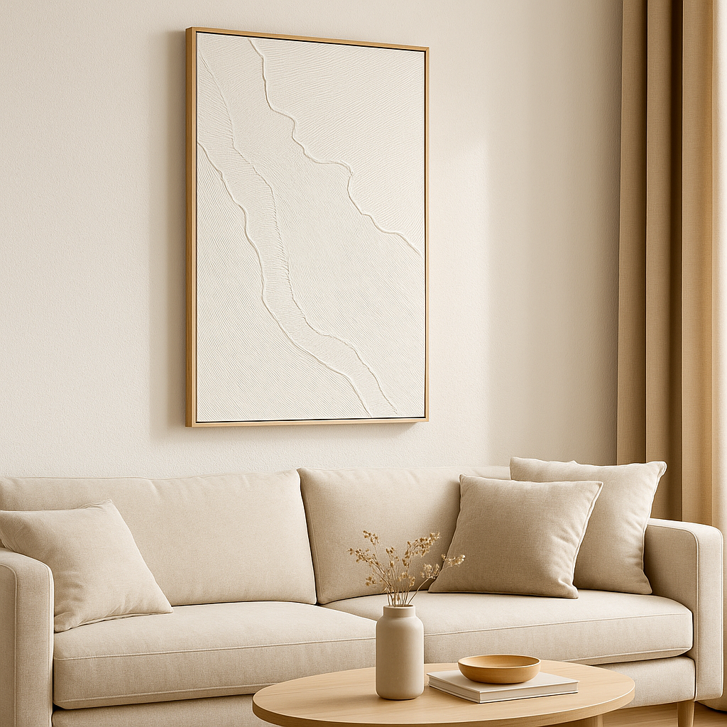 Kohana 3D Wanddecoratie Wit