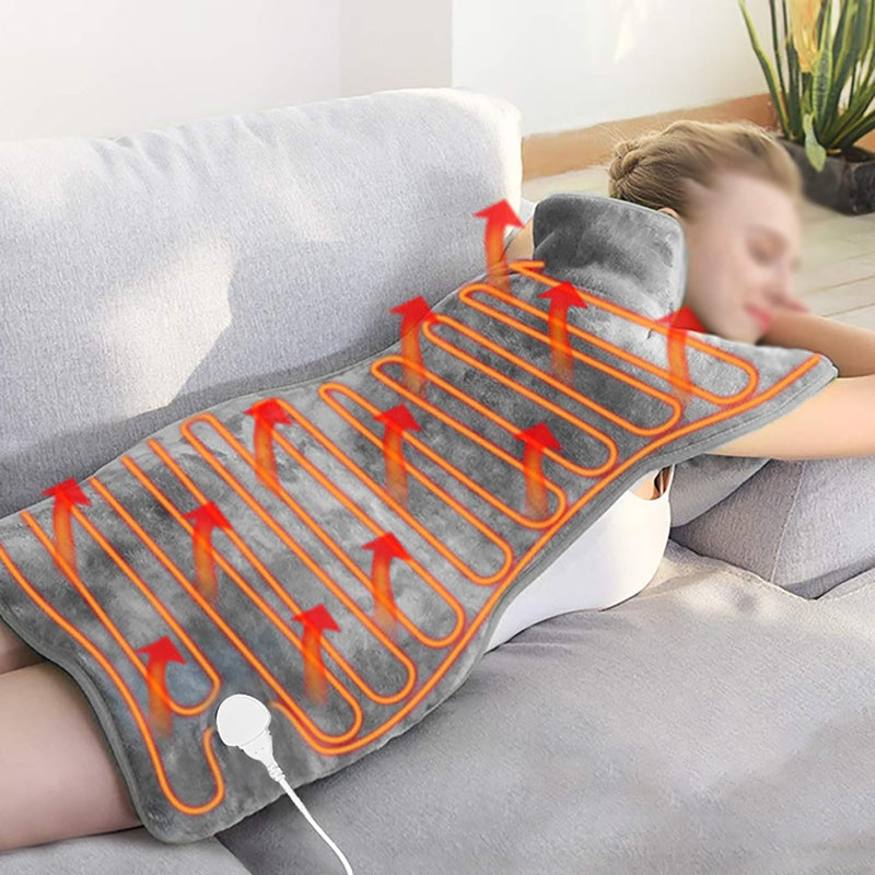 Heating Electric Blanket with Multi-Level Heat and Auto-Off Timer Function