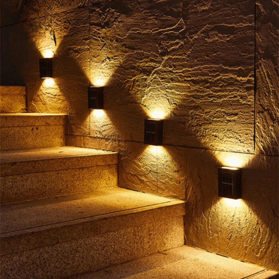 Solar Powered LED Outdoor Lights Weather-Resistant Pathway & Patio Illumination