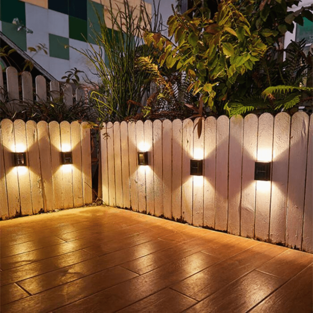 Solar Powered LED Outdoor Lights Weather-Resistant Pathway & Patio Illumination