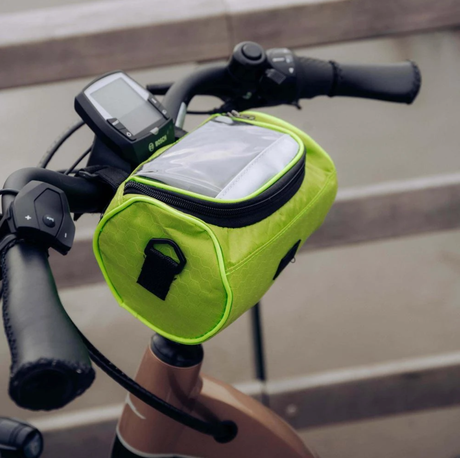 Bicycle Phone Holder Bag – Touchscreen Window & Multifunctional Design