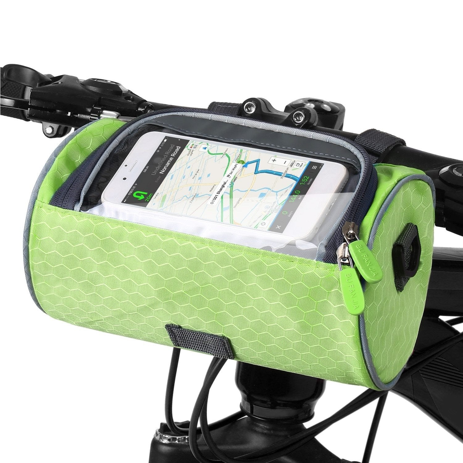 Bicycle Phone Holder Bag – Touchscreen Window & Multifunctional Design