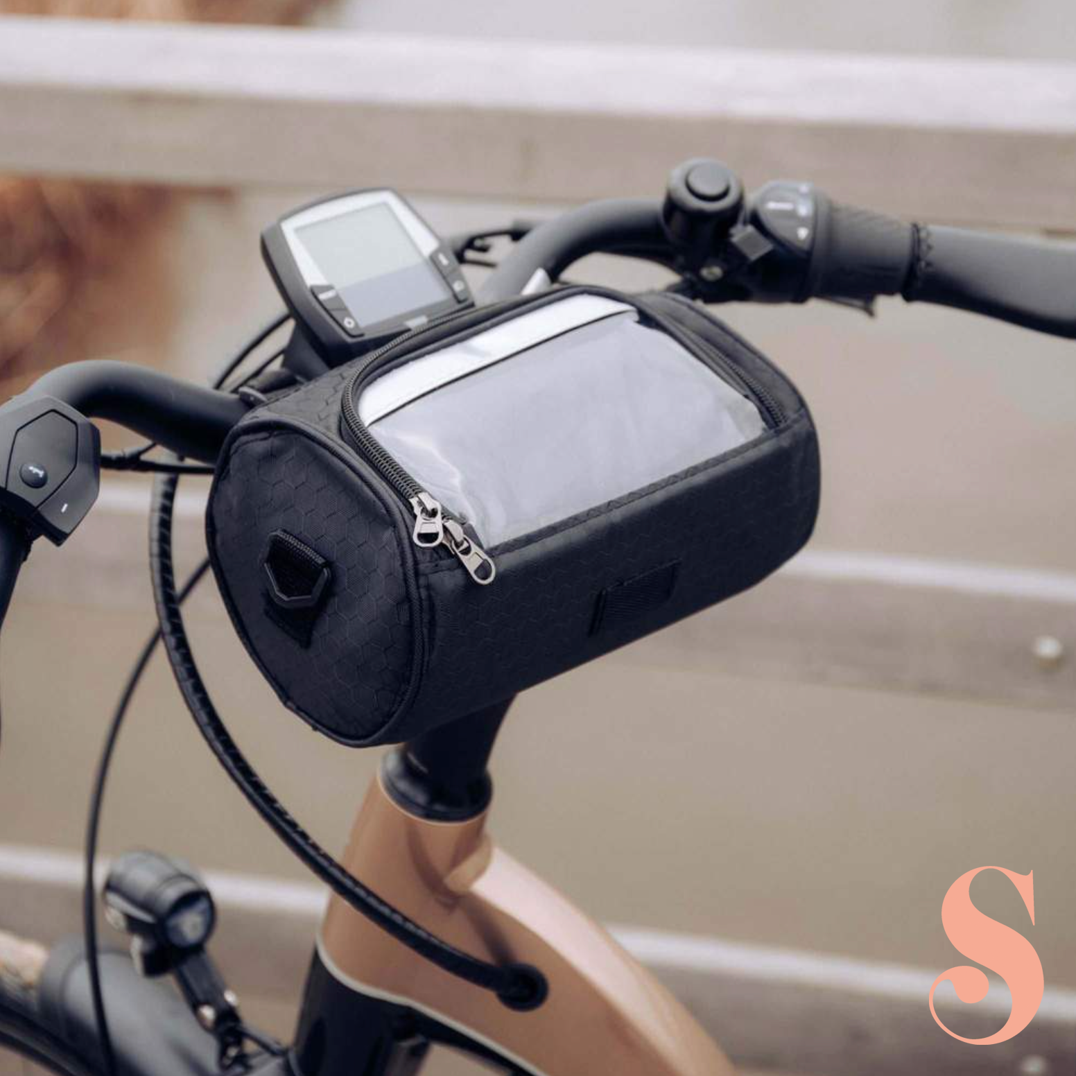 Bicycle Phone Holder Bag – Touchscreen Window & Multifunctional Design