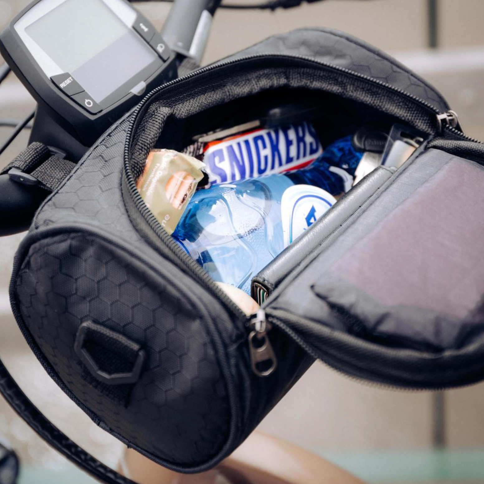 Bicycle Phone Holder Bag – Touchscreen Window & Multifunctional Design