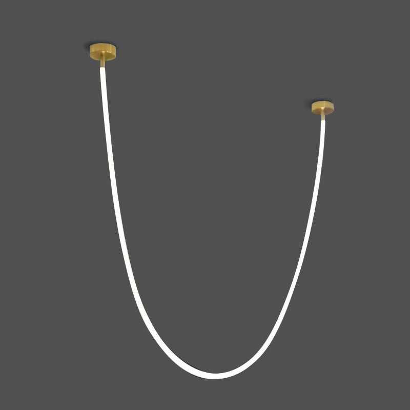 Contemporary LED Suspension Light Custom Length Hanging Pendant
