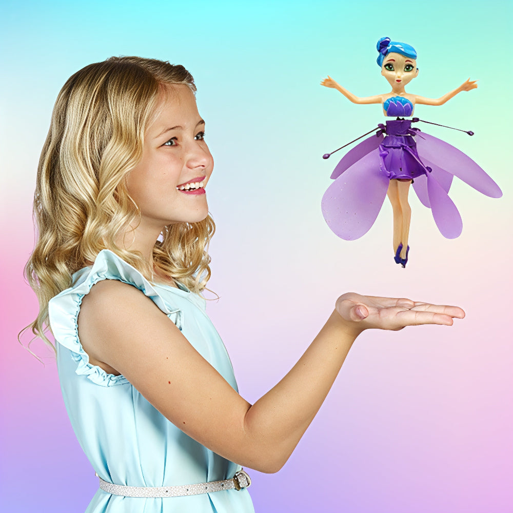 Kids Flying Fairy Doll Toy Rechargeable LED Motion Sensor Design