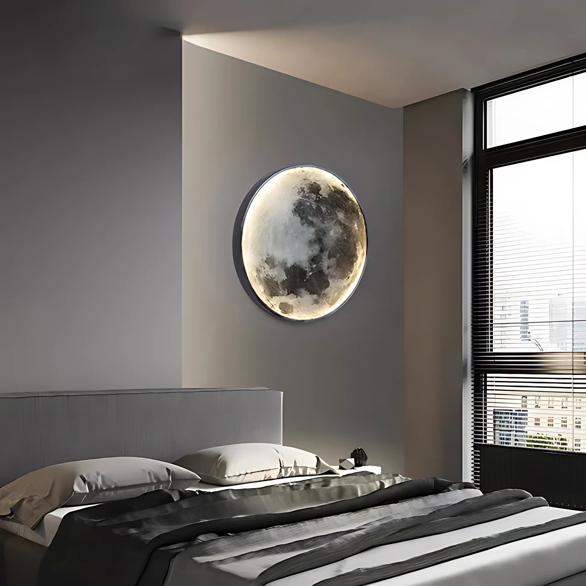 Radiant nights moon lamp – Magical moonlight for your wall