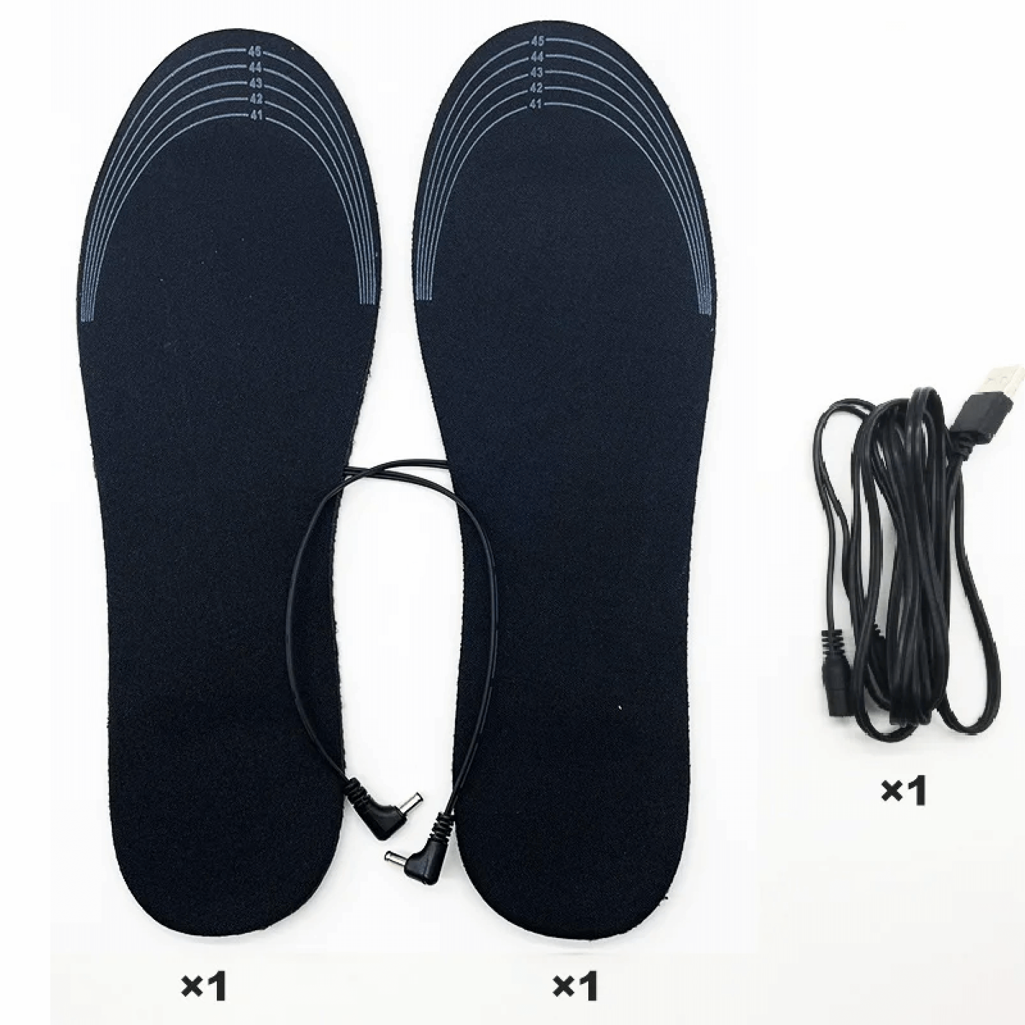 Rechargeable Heated Insoles Temperature Control for Cold Weather Use