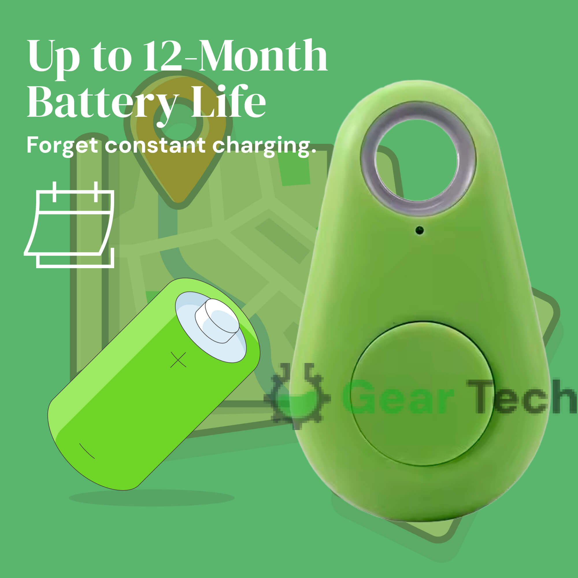 Pet GPS Tracker No-Subscription Real-Time Location for Dogs