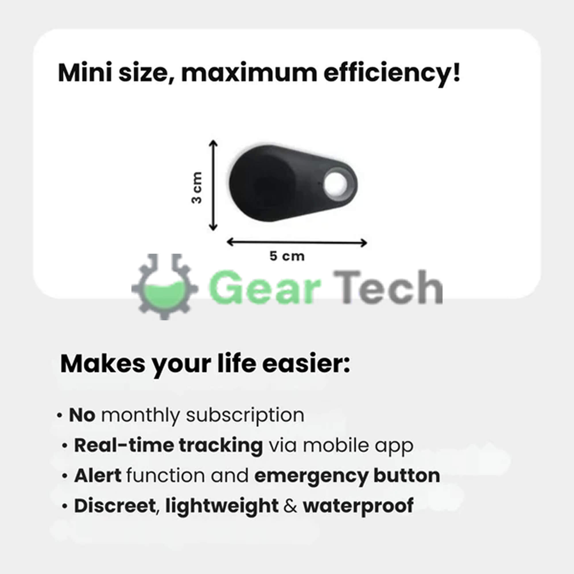 Pet GPS Tracker No-Subscription Real-Time Location for Dogs