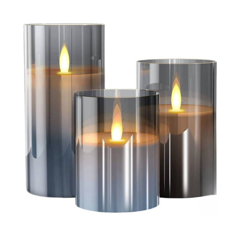 Soft Glow LED Candle Set with Remote & Timer for Home Decor