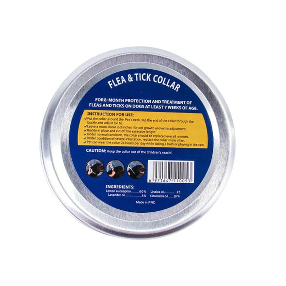 Effective Tick & Flea Prevention Collar – Over 8 Months Protection