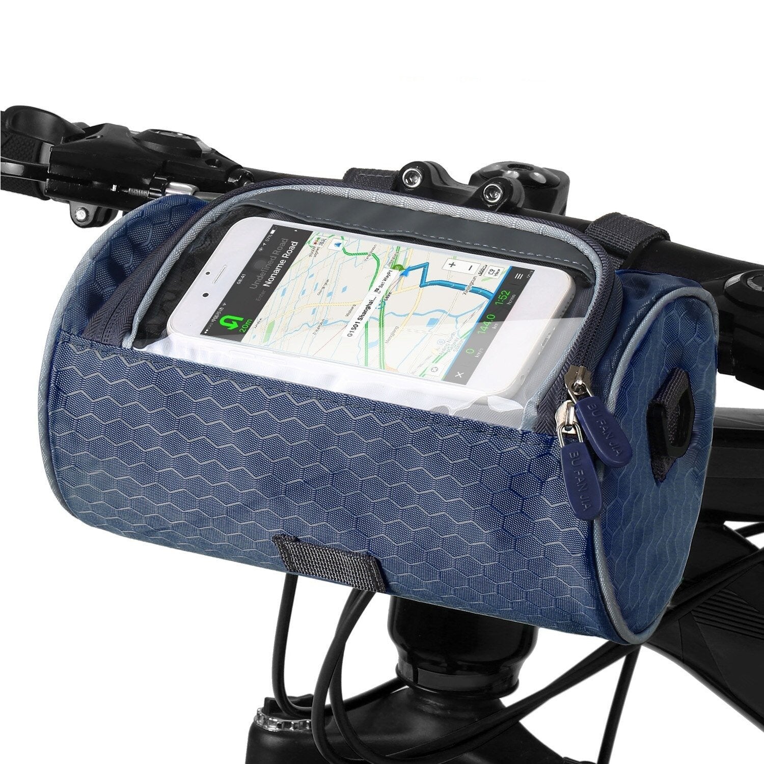 Bicycle Phone Holder Bag – Touchscreen Window & Multifunctional Design