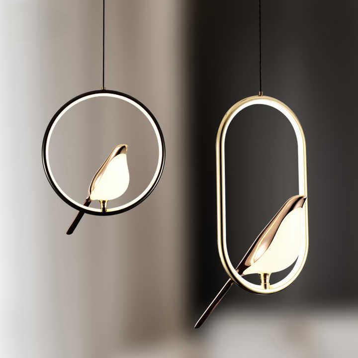 Aurela Hanglamp met Vogelmotief