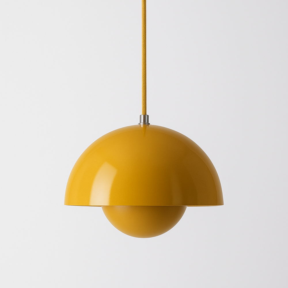 Half-Circle Colorful Modern Scandinavian Pendant Light for Dining & Living Room