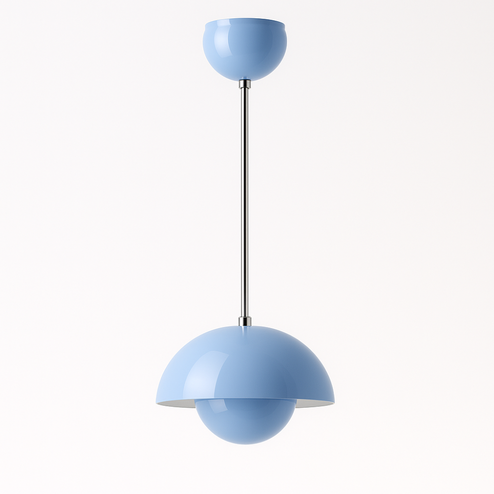 Half-Circle Colorful Modern Scandinavian Pendant Light for Dining & Living Room