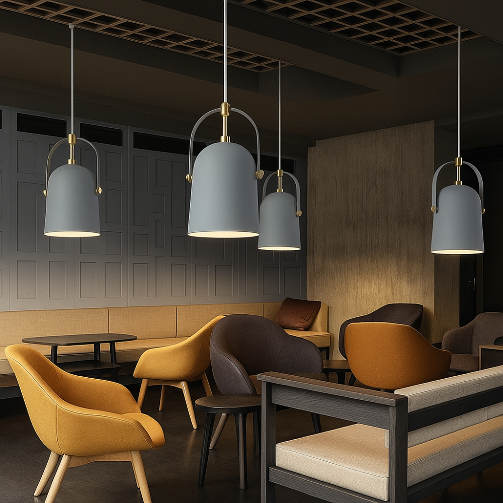 Stylish Scandinavian Adjustable Sitting Room Pendant Light