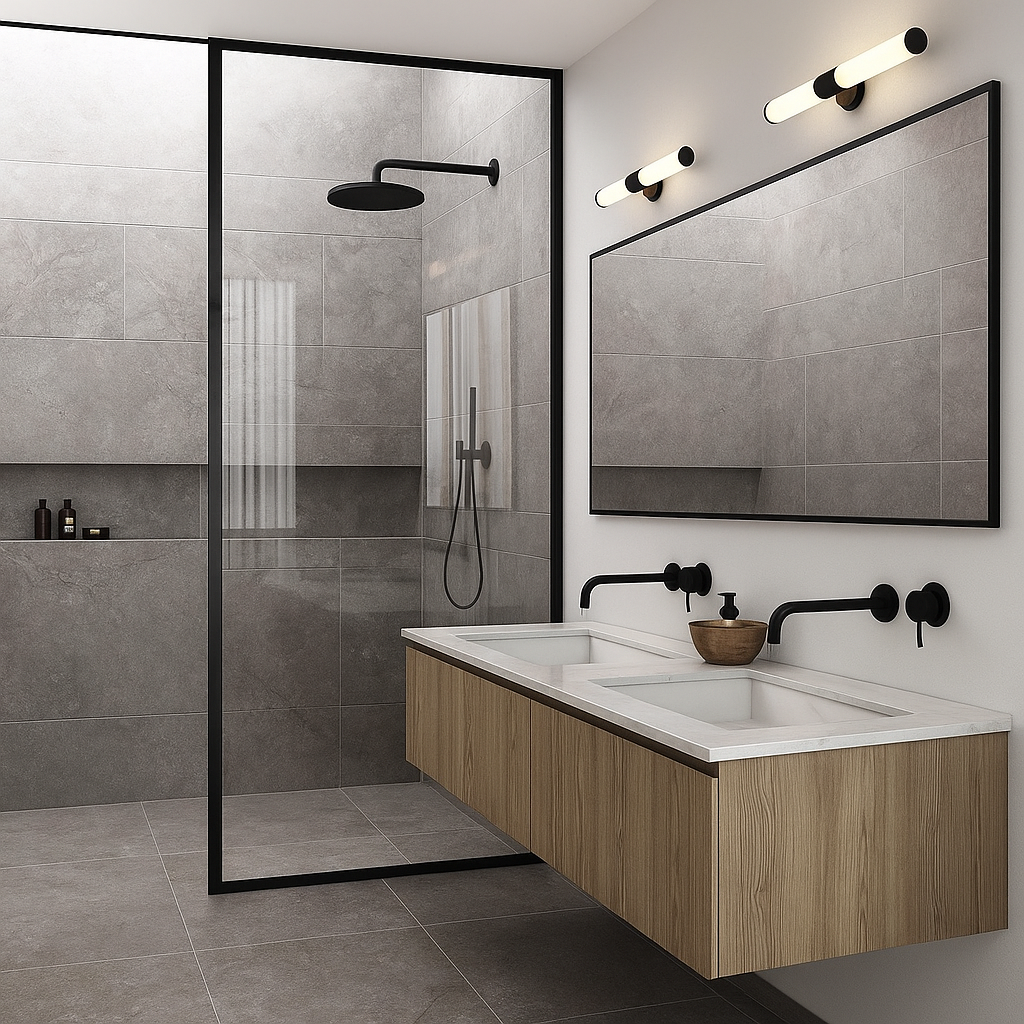 Helva double base wall lamp