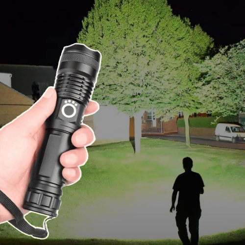 Power Beam XHP50.2 Flashlight 90000 Lumens Super Bright Rechargeable Torch