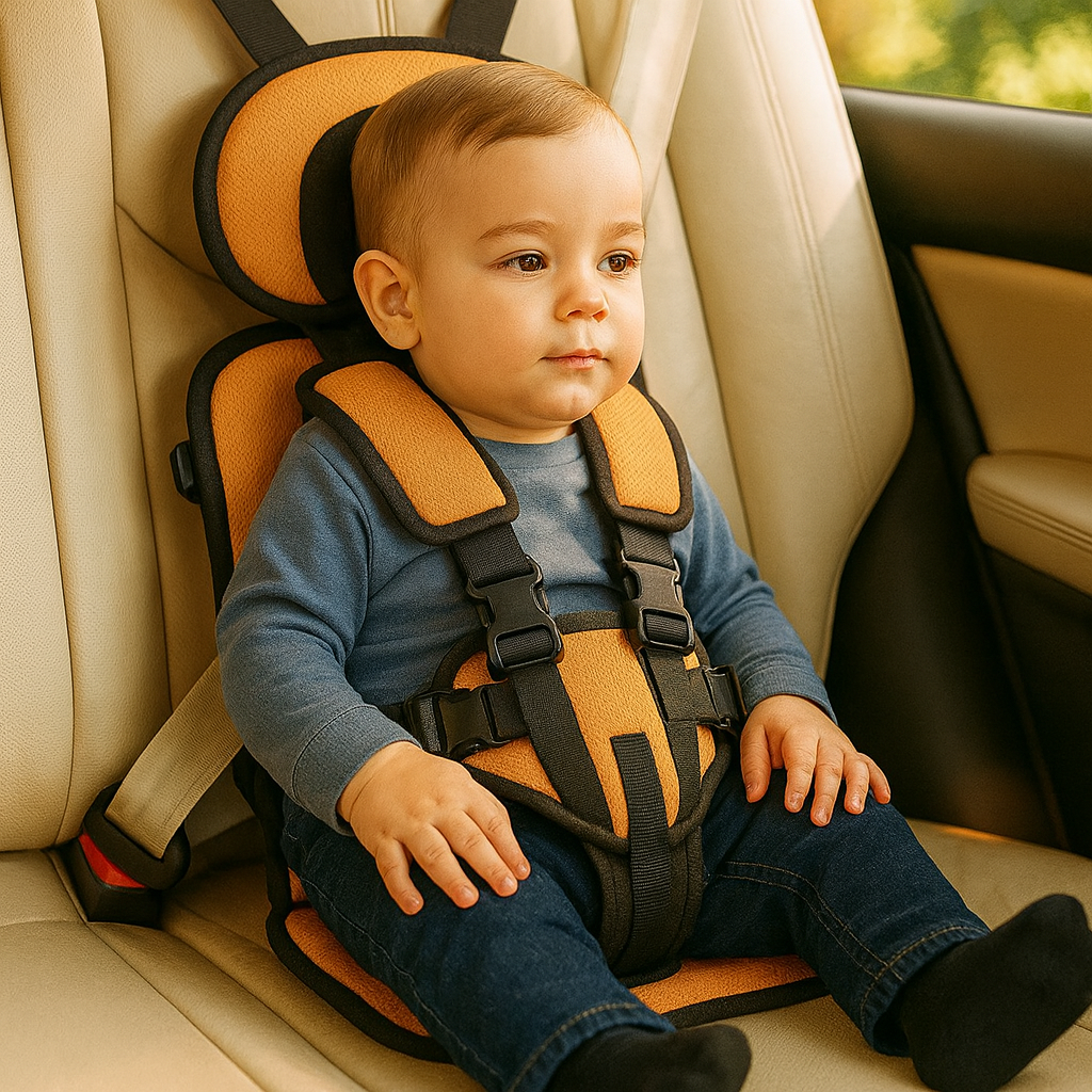 Portable Child Car Seat Safe & Comfortable Travel Booster