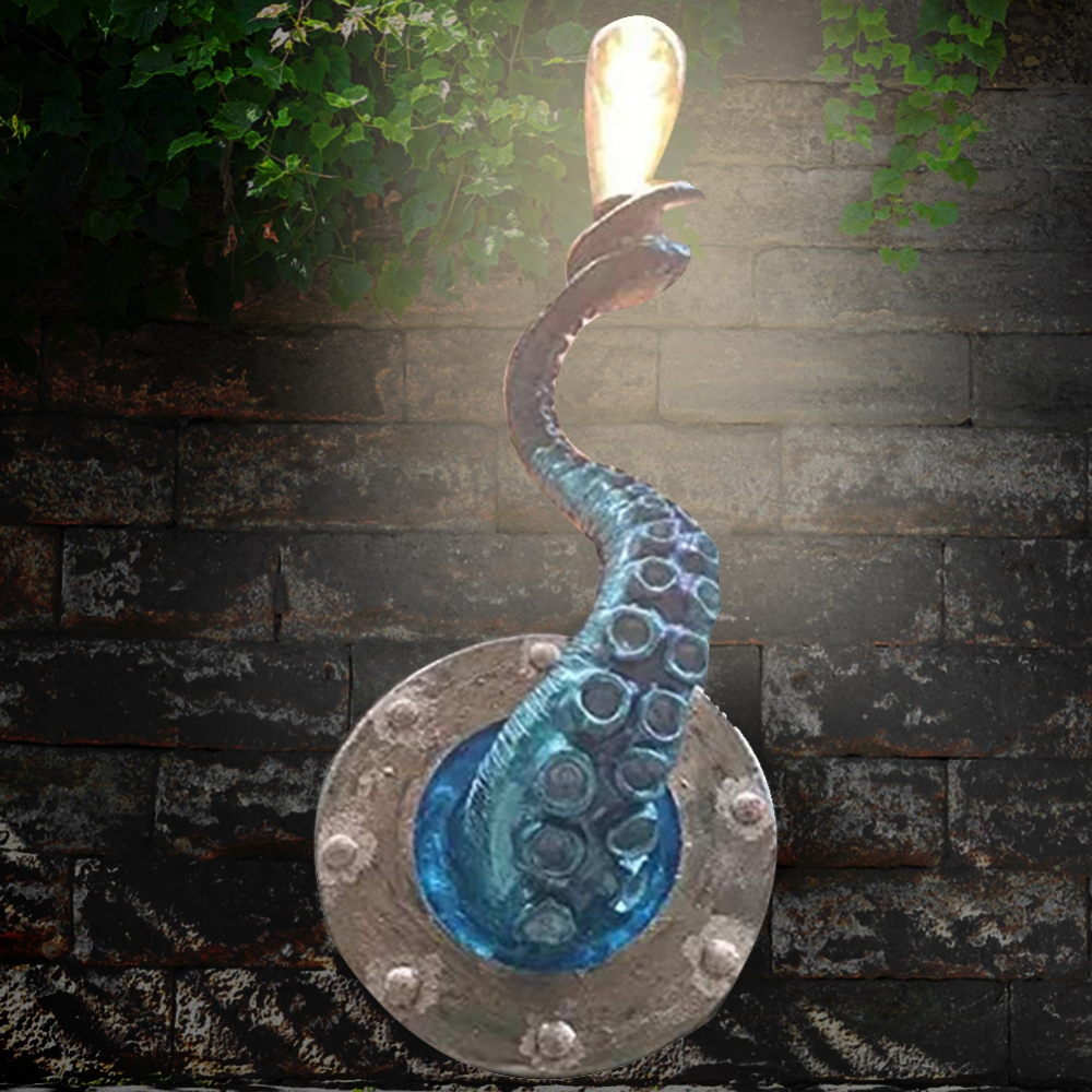 Artistic Octopus Tentacle Wall Light Sculptural Ocean-Inspired Lamp
