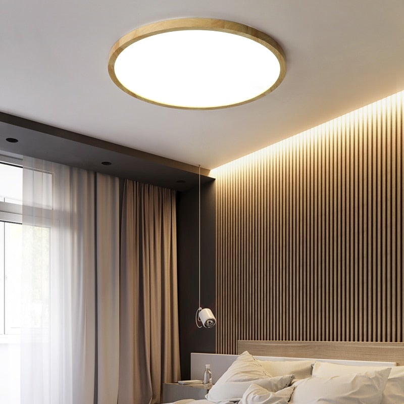 Minimalist LED Ceiling Light Modern Dimmable Fixture for Living Room & Bedroom