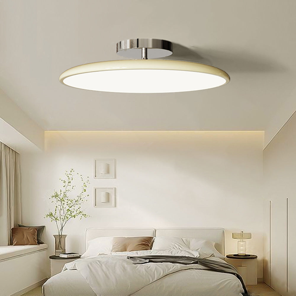 Vintage Flush Mount Ceiling Light Elegant LED Lighting for Bedroom & Living Room