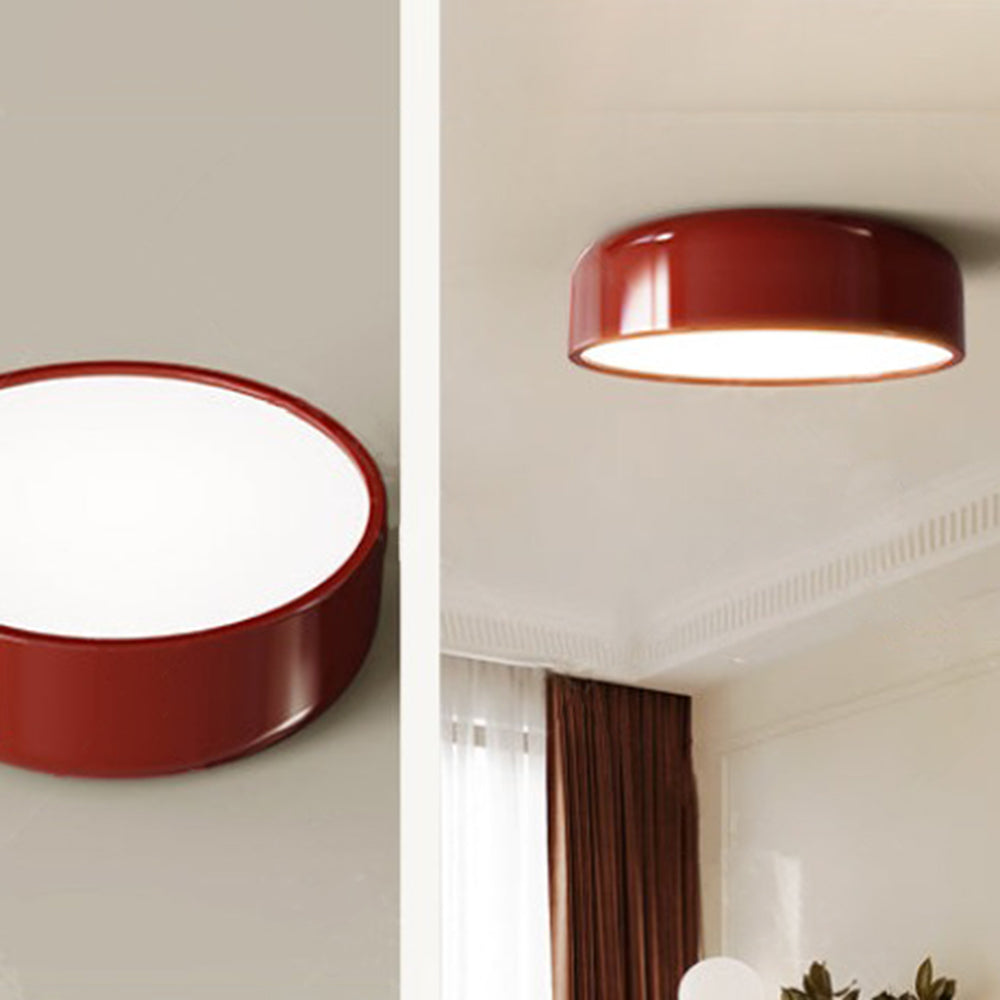 Morandi Retro LED Ceiling Light Dimmable Round Light for Home & Living Room